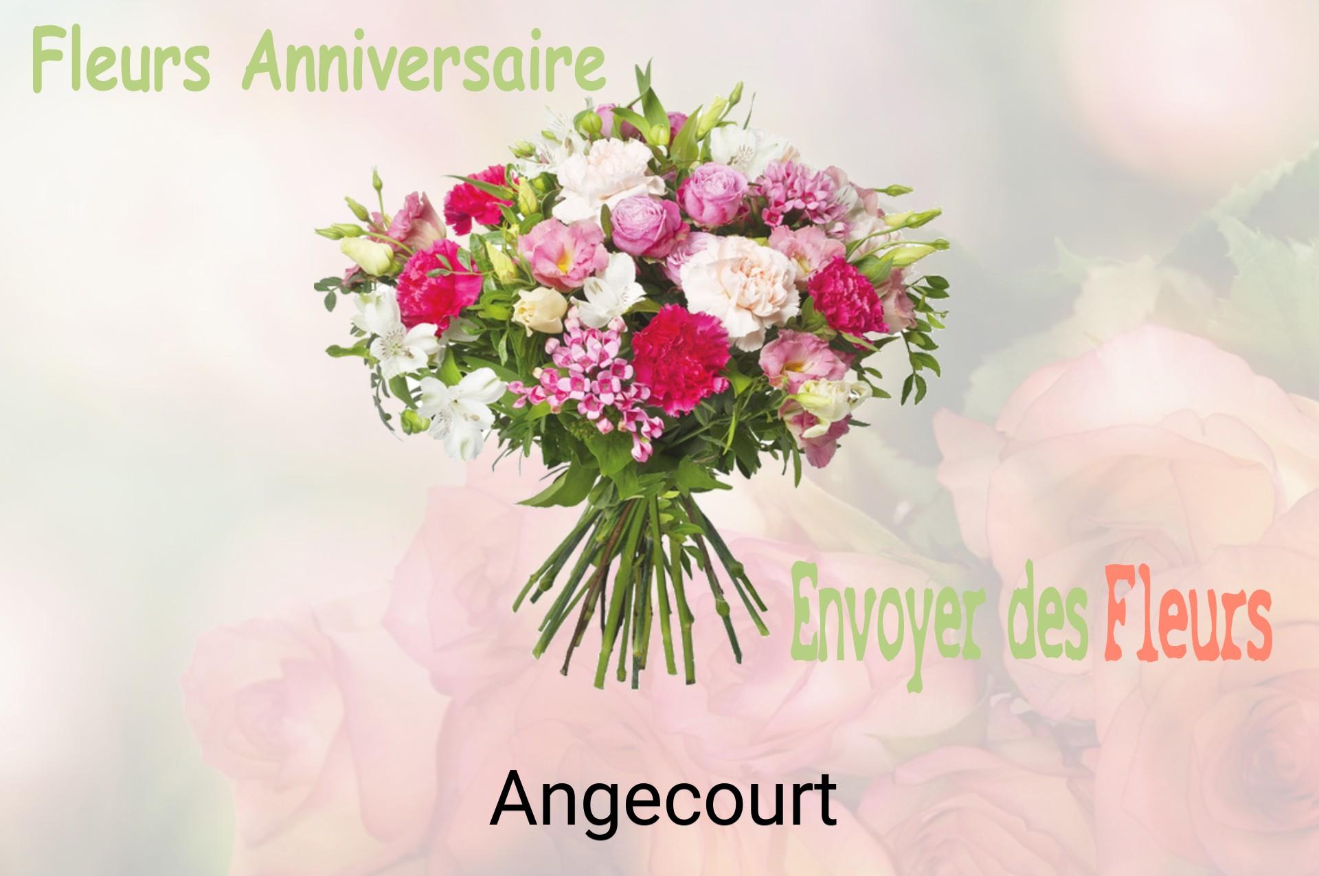 Bouquet de fleurs d’anniversaire livré à Angecourt