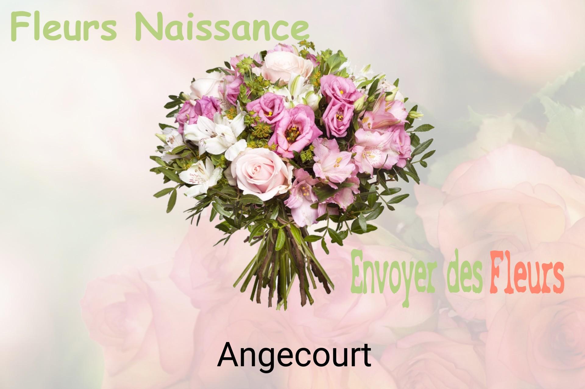 Bouquet de fleurs de naissance livré à Angecourt